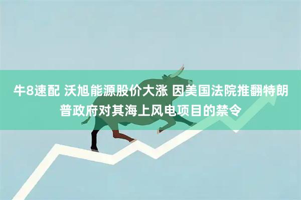 牛8速配 沃旭能源股价大涨 因美国法院推翻特朗普政府对其海上风电项目的禁令