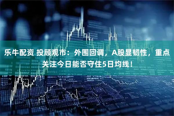 乐牛配资 投顾观市：外围回调，A股显韧性，重点关注今日能否守住5日均线！